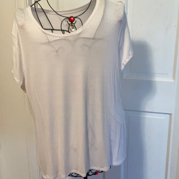 🍊🍊🍊BOGOHO🍊🍊🍊Orange and Cream Crochet Cardigan Sweater and White Top-2fer - Picture 7 of 9